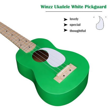 WINZZ Macaron Colors Series-AU-C00 Hawaiian Style Ukulele for Beginners