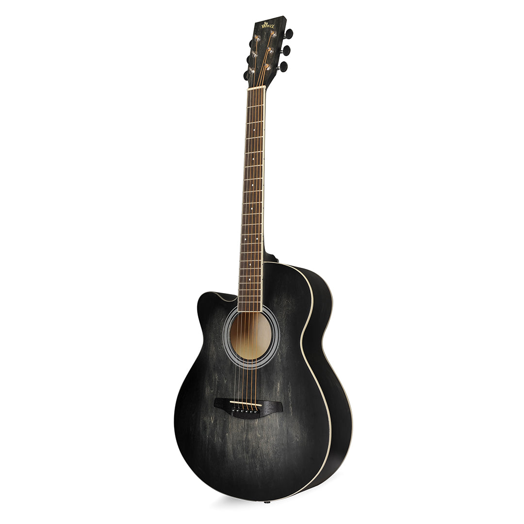 WINZZ AF-H00LC 40-Inch Beginner Cutaway Acoustic Guitar