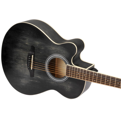 WINZZ AF-H00LC 40-Inch Beginner Cutaway Acoustic Guitar