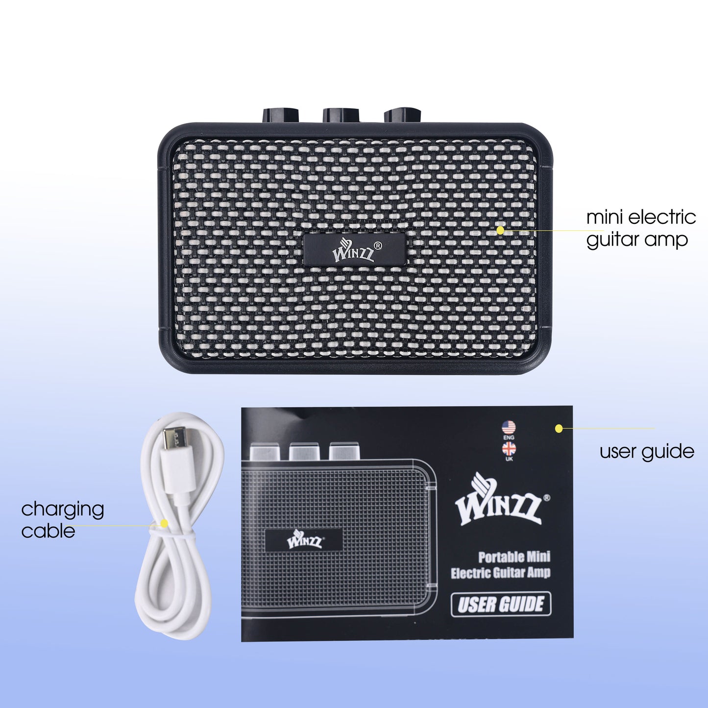 WINZZ  5W Mini Electric Guitar Amplifier