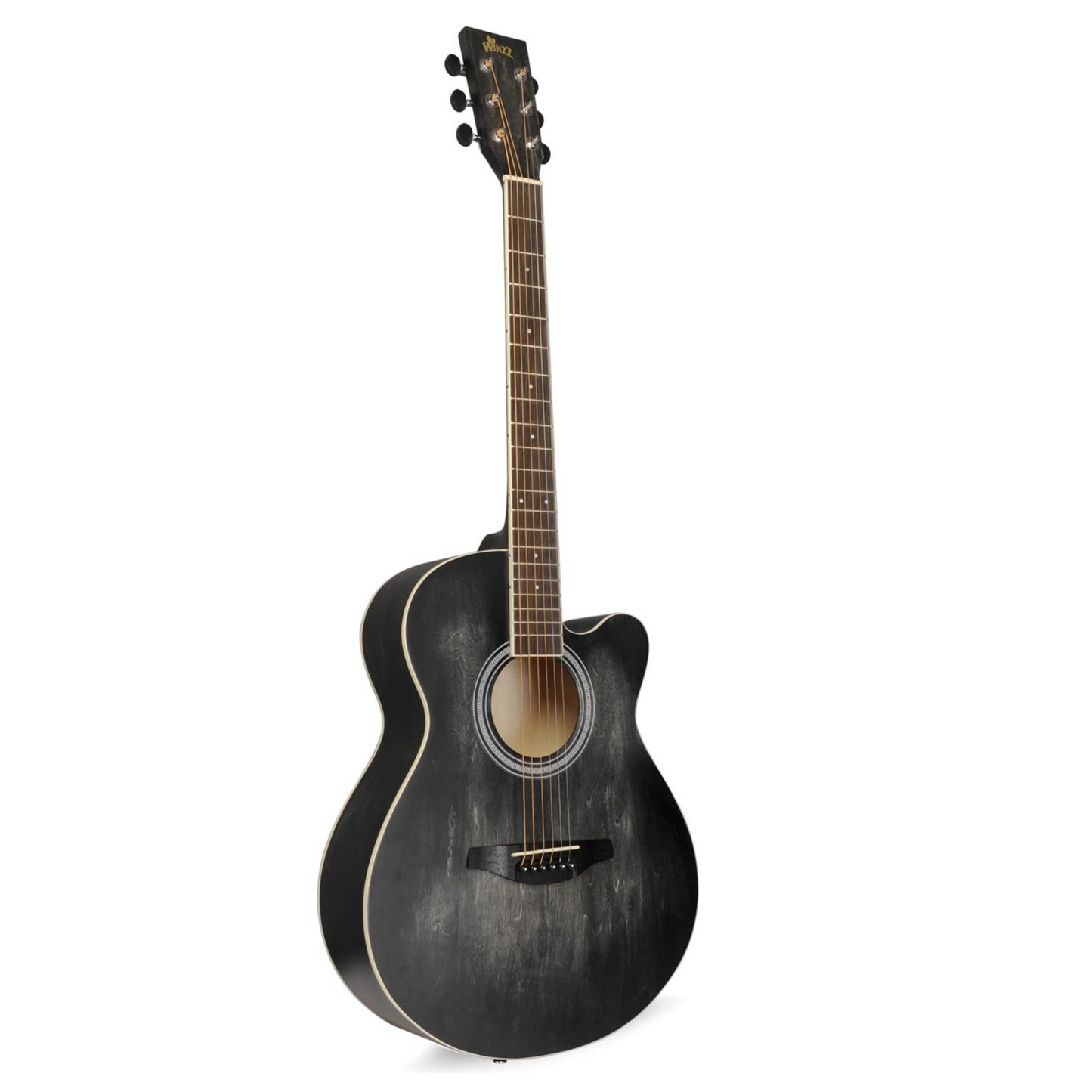 WINZZ AF-H00LC 40-Inch Beginner Cutaway Acoustic Electric Guitar