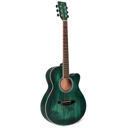 WINZZ AF-H00LC 40-Inch Beginner Cutaway Acoustic Guitar