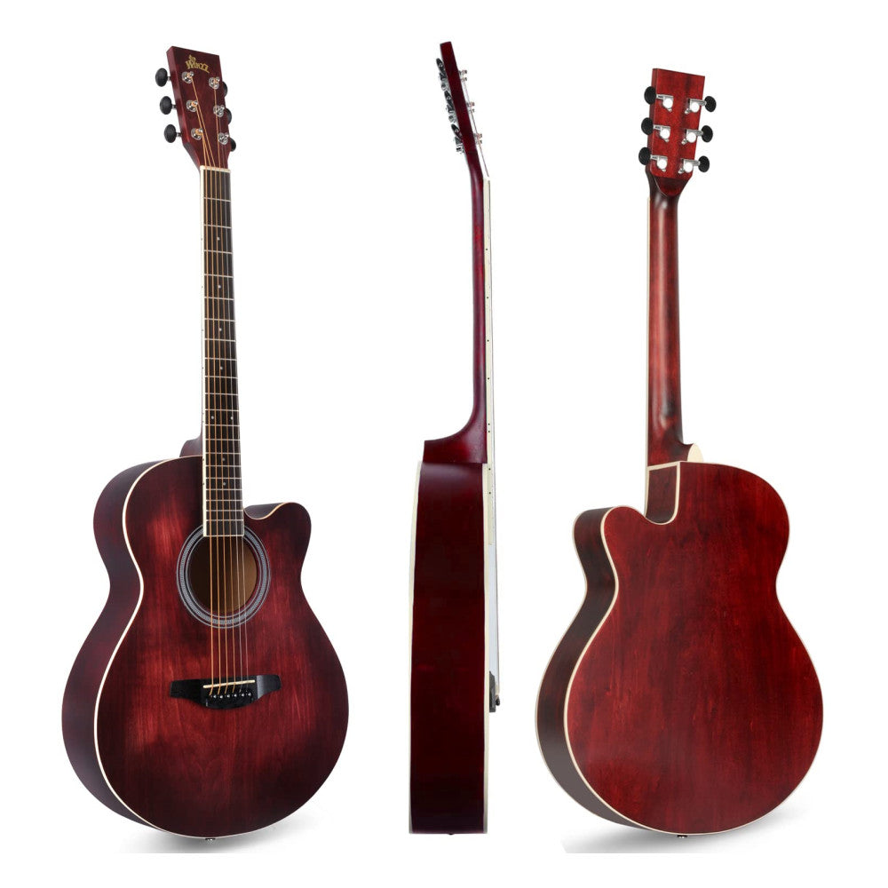 WINZZ AF-H00LC 40-Inch Beginner Cutaway Acoustic Guitar