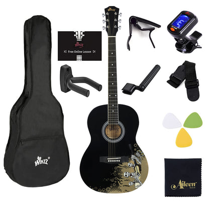 WINZZ AF227A 39-Inch   Concert Pattern Design Acoustic Guitar