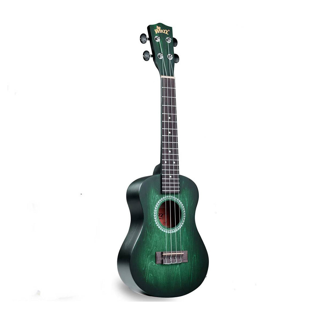 WINZZ HAND RUBBED Series-AU-H01A Vintage hawaiianische Anfänger-Ukulele, braun