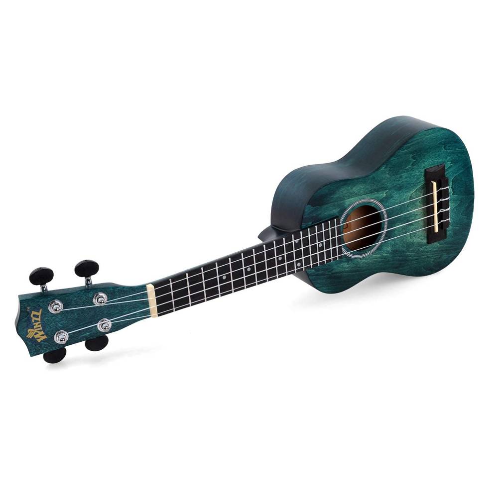 WINZZ HAND RUBBED Series-AU-H01A Vintage hawaiianische Anfänger-Ukulele, braun