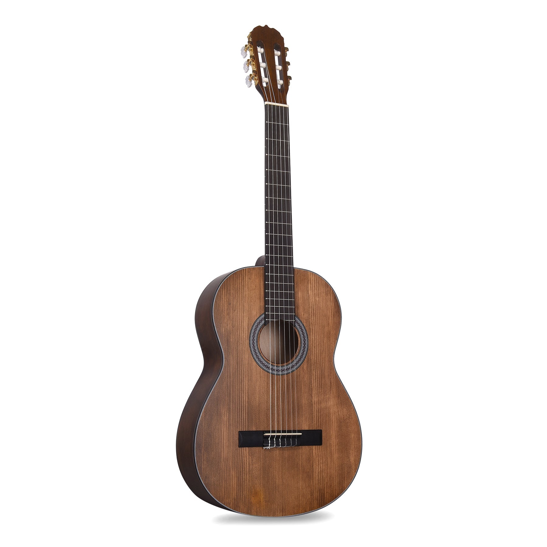 Winzz 39 Inch Classical Spanish Guitar for Adults Beginners , Matte Brown - winzzguitars