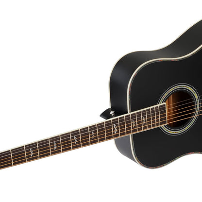 Winzz 41 Inch Acoustic Guitar for Beginners Adults, Black Matte - winzzguitars