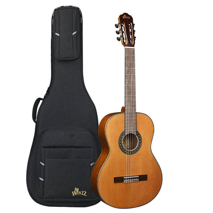 WINZZ ACM27 39-Inch Solid Cedar Classical Guitar With Reinforced Carbon Fiber Neck - winzzguitars