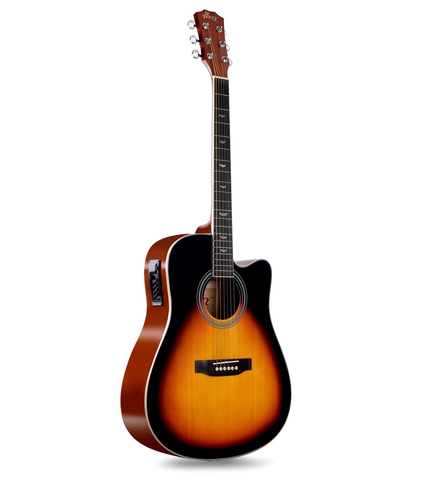 WINZZ AF168C Spruce Cutaway Acoustic Guitar for Adult Beginners - winzzguitars