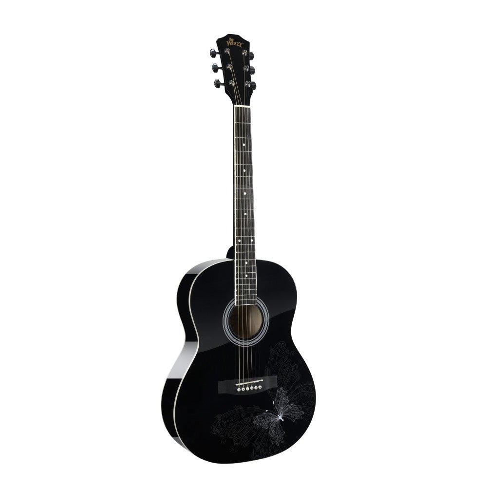 WINZZ AF227A 39-Inch Concert Pattern Design Acoustic Guitar - winzzguitars