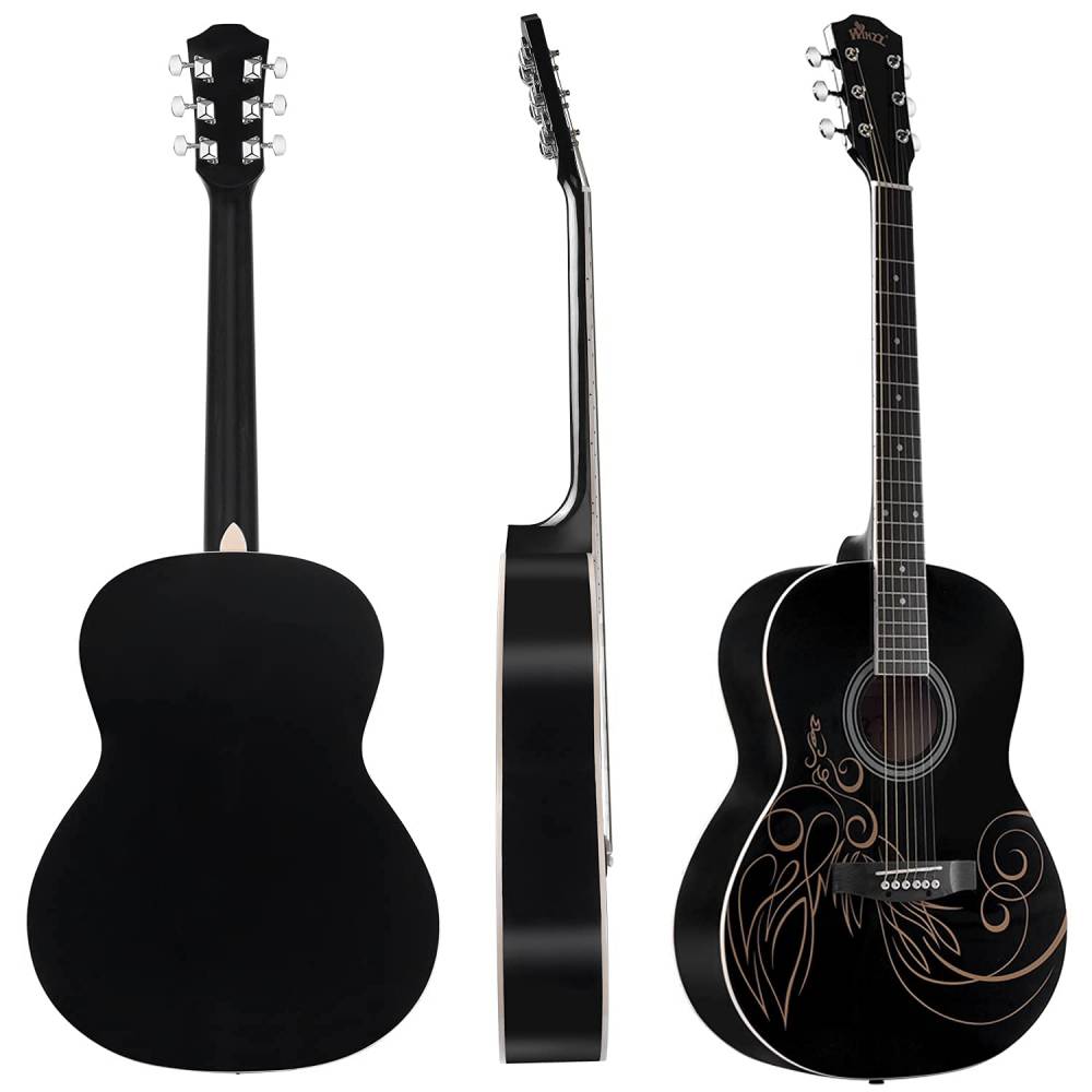 WINZZ AF227A 39-Inch Concert Pattern Design Acoustic Guitar - winzzguitars